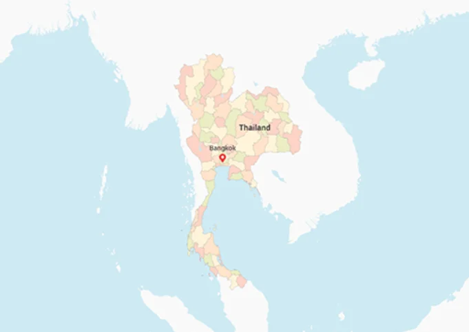 Thailand Map